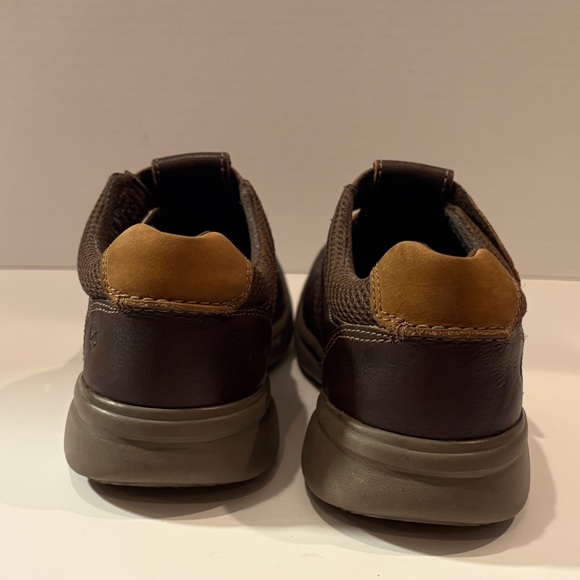 Clarks Men\'s Dark Brown Leather Loafers 11 Bradley Cove‎ main image 7